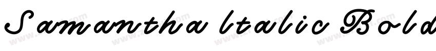 Samantha ltalic Bold字体转换